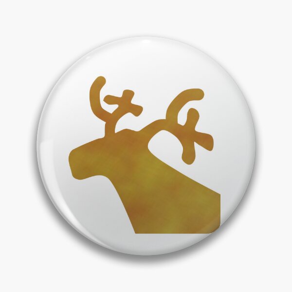 Item preview, Golden Reindeer on white designed and sold by CreaTwinkles.