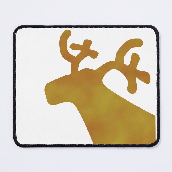 Item preview, Golden Reindeer on white designed and sold by CreaTwinkles.