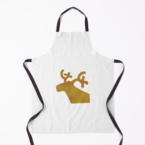 Item preview, Golden Reindeer on white designed and sold by CreaTwinkles.