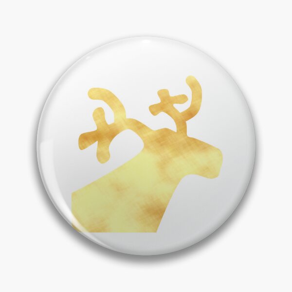 Item preview, Golden Reindeer on white designed and sold by CreaTwinkles.