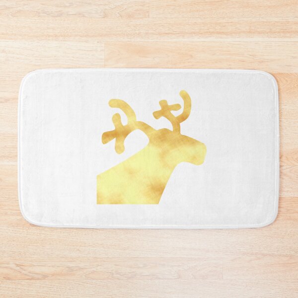 Item preview, Golden Reindeer on white designed and sold by CreaTwinkles.
