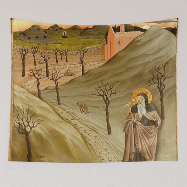 Item preview, Saint Anthony- The Abbot in the Wilderness designed and sold by tomorrowsart.