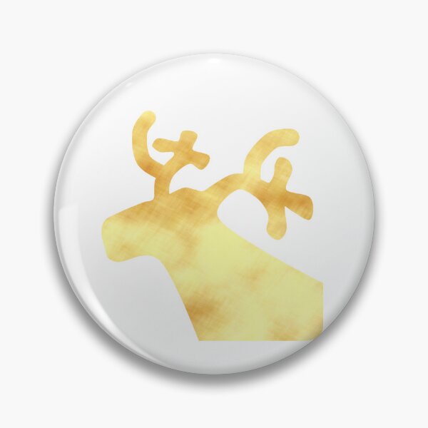 Item preview, Golden Reindeer on white designed and sold by CreaTwinkles.