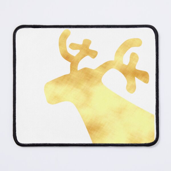 Item preview, Golden Reindeer on white designed and sold by CreaTwinkles.