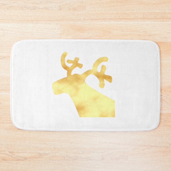 Item preview, Golden Reindeer on white designed and sold by CreaTwinkles.
