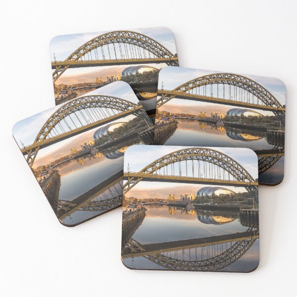 Item preview, Iconic Bridges Reflecting on the River Tyne at Sunset designed and sold by David Patterson.