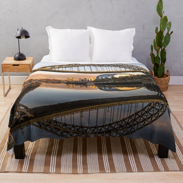 Item preview, Iconic Bridges Reflecting on the River Tyne at Sunset designed and sold by David Patterson.
