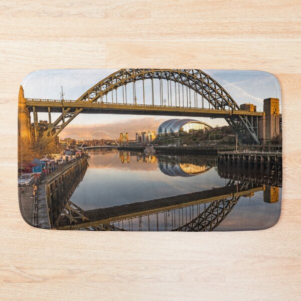 Item preview, Iconic Bridges Reflecting on the River Tyne at Sunset designed and sold by David Patterson.