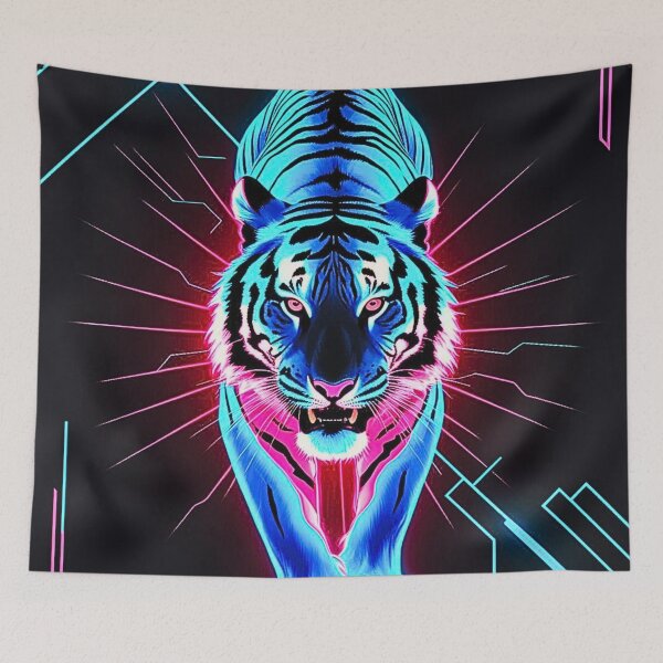 Item preview, Cyberpunk Tiger Camo Futuristic Urban Design designed and sold by CamouflageLab.