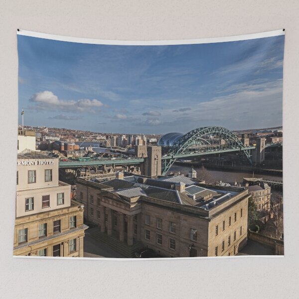 Item preview, Newcastle upon Tyne Cityscape with Tyne Bridge designed and sold by David Patterson.