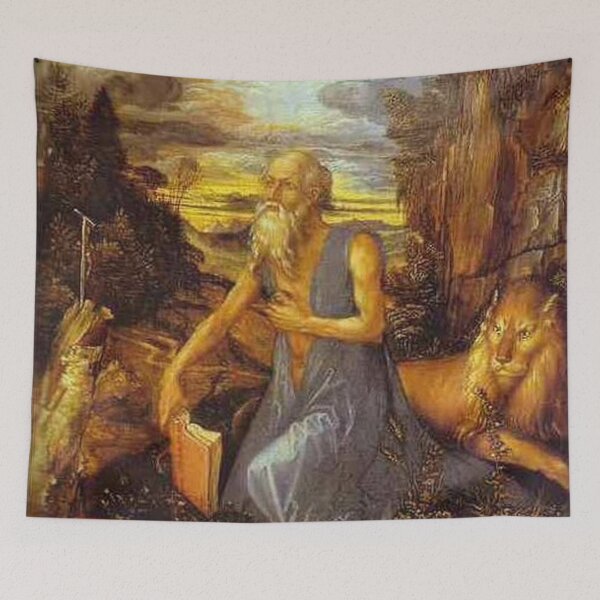 Item preview, Saint Jerome in the Wilderness designed and sold by tomorrowsart.