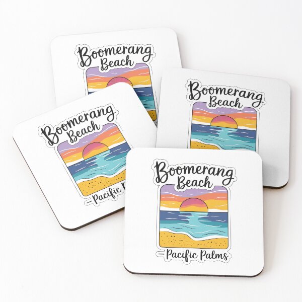 Item preview, Boomerang Beach sticker designed and sold by Random Designs.