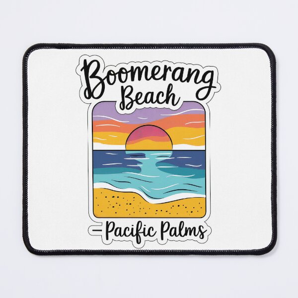 Item preview, Boomerang Beach sticker designed and sold by Random Designs.