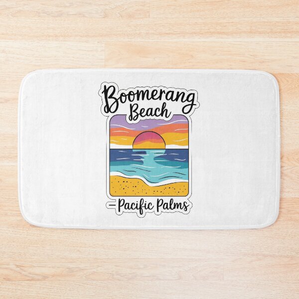 Item preview, Boomerang Beach sticker designed and sold by Random Designs.