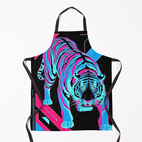 Item preview, Cyberpunk Tiger Camo Vibrant Electric Theme designed and sold by CamouflageLab.