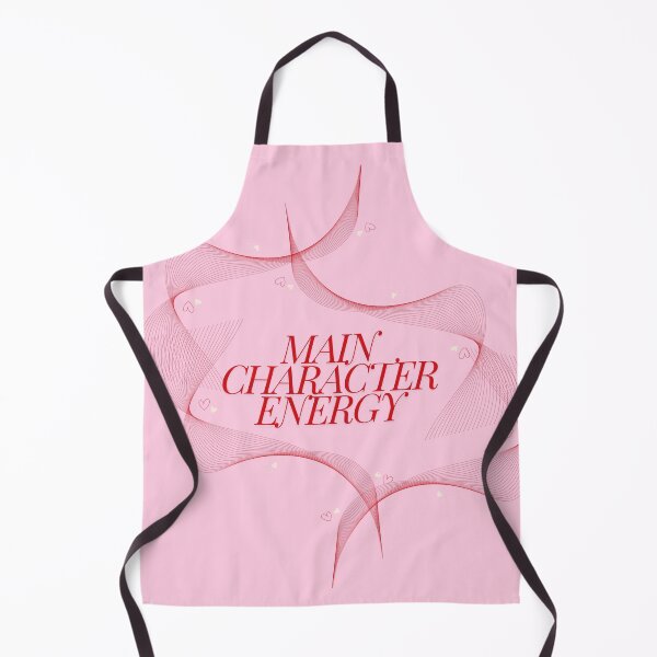 Item preview, Main Character Energy Red Pink Quote designed and sold by Magic Love Art Print.