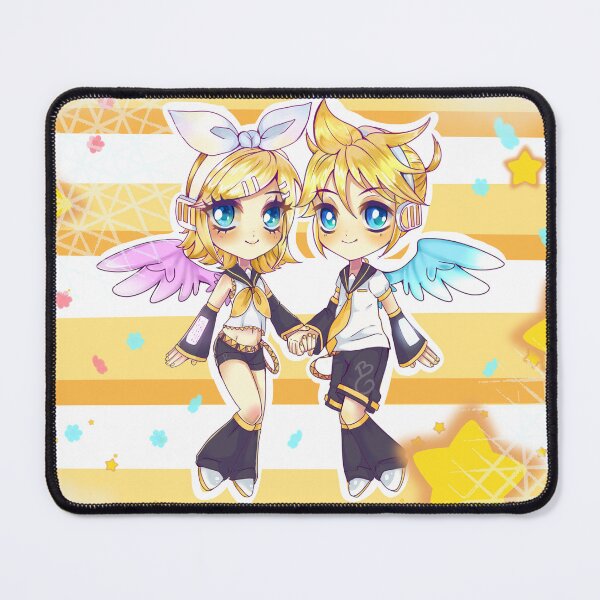 Aperçu de l'œuvre Kagamine Len et Rin ange électrique  créée et vendue par BlackCatStore0.