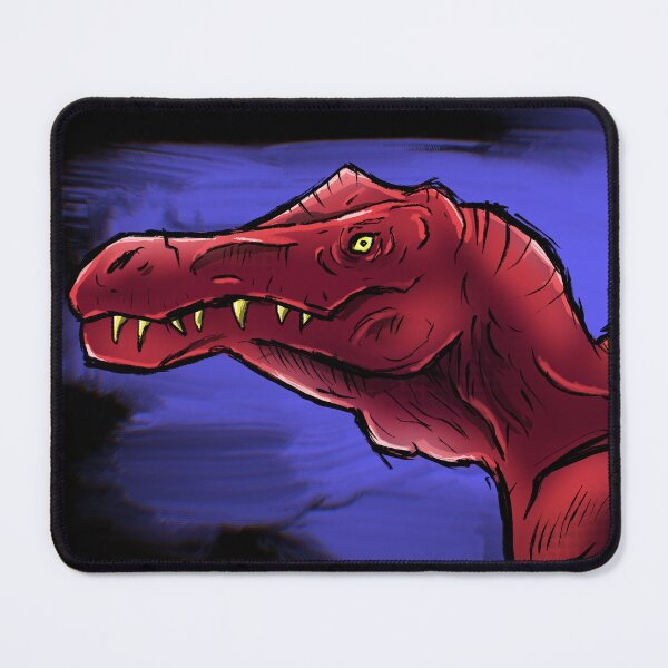 Item preview, cartoon illustration of a Spinosaurus designed and sold by MarcoVC-Arts.