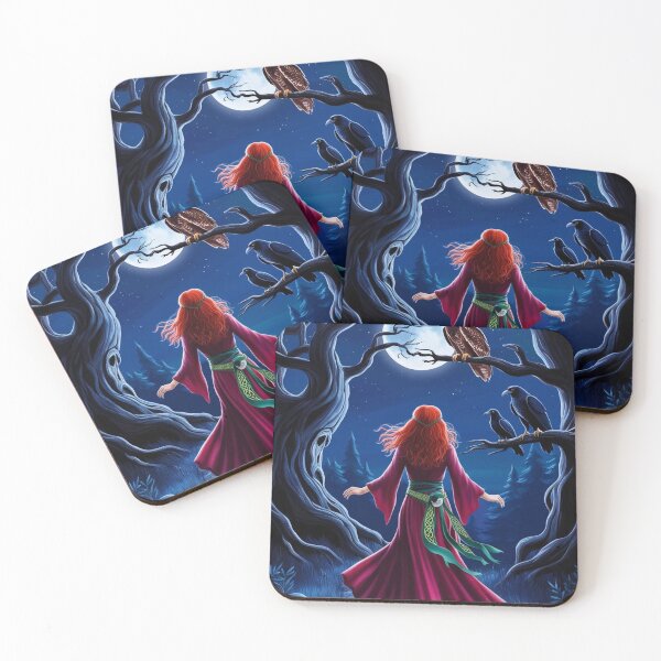 Item preview, celtic witch in magic forest designed and sold by Silvia Galliani.