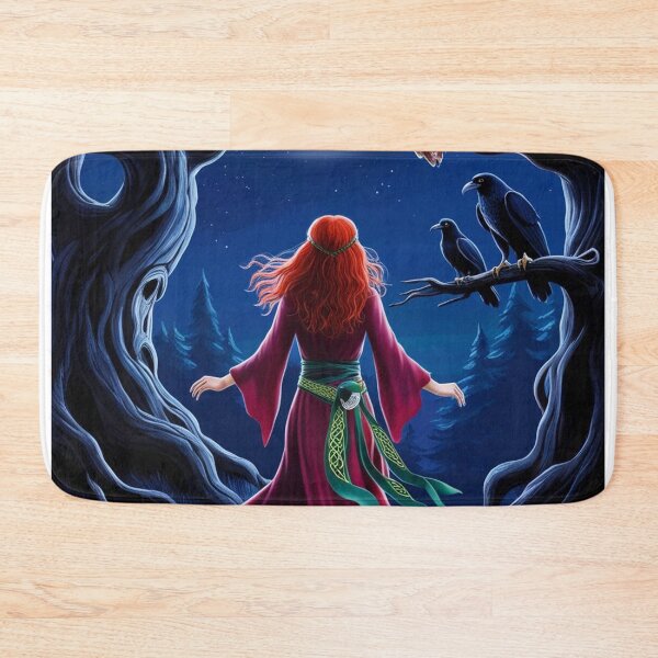 Item preview, celtic witch in magic forest designed and sold by Silvia Galliani.