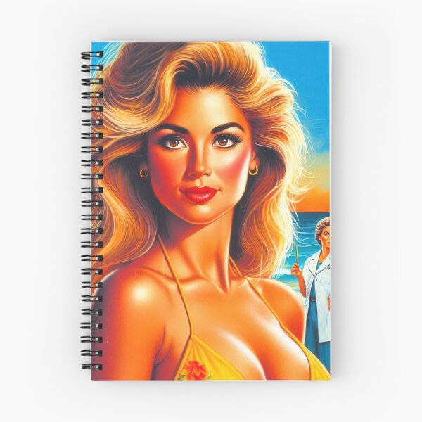 Item preview, Hot Blonde Beach Girl designed and sold by PulpVintage.