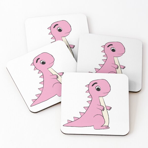 Item preview, Cute Pink Dinosaur designed and sold by artmystic81.