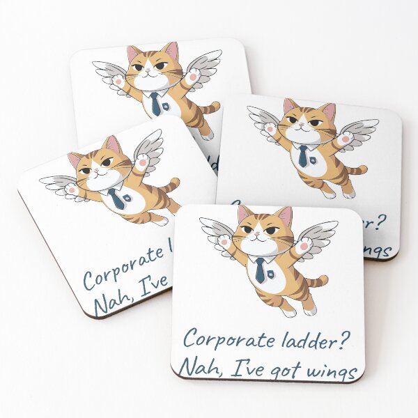 Item preview, Corporate ladder? Nah, I’ve got wings.  designed and sold by All-Of-Art.