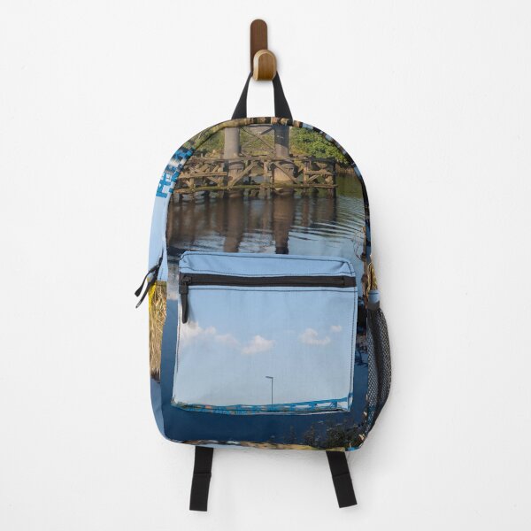 Item preview, Blue Bridge Over Calm River Tyne at Newburn designed and sold by David Patterson.