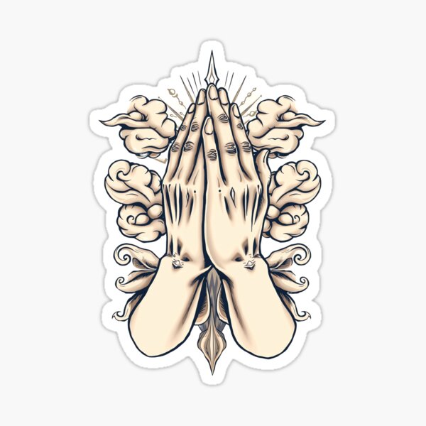 Praying Hands Tattoo Merch & Gifts for Sale | Redbubble