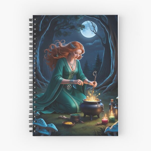 Item preview, celtic witch make magic potion designed and sold by Silvia Galliani.