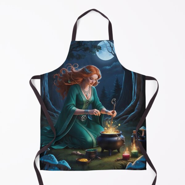 Item preview, celtic witch make magic potion designed and sold by Silvia Galliani.