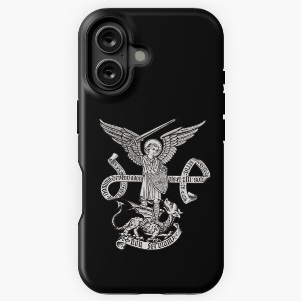 Item preview, Saint St Michael Catholic Archangel Angel Defender designed and sold by Beltschazar.