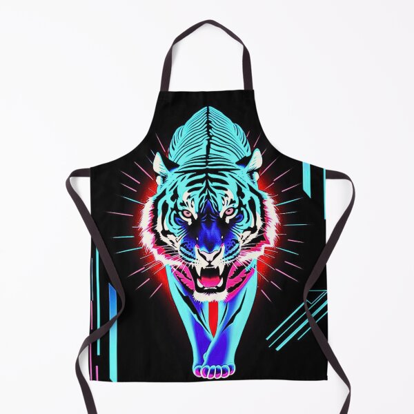 Item preview, Cyberpunk Tiger Neon Camo Futuristic Design designed and sold by CamouflageLab.