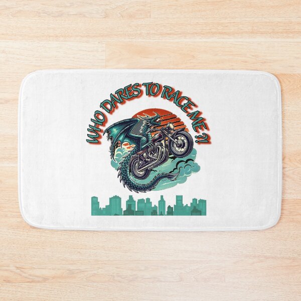 Item preview, Who Dares To Race Me?! Dragon Motorcycle Riders Bikers Sky designed and sold by GoDare.
