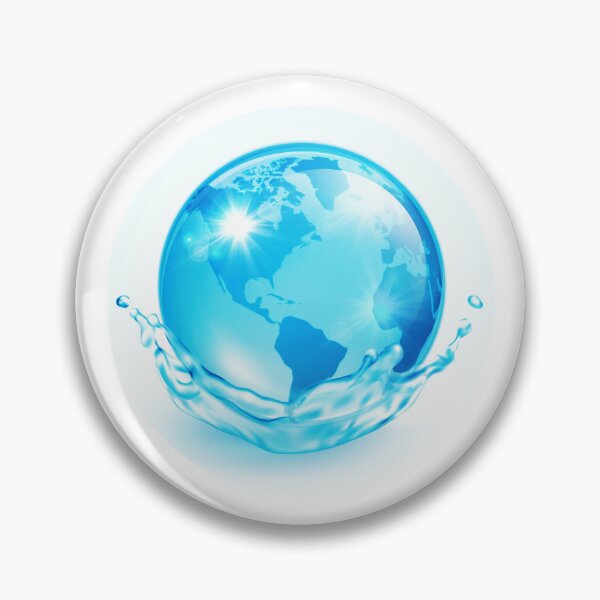 Item preview, Frutiger Aero Water Globe Orb designed and sold by Cybereclectic.