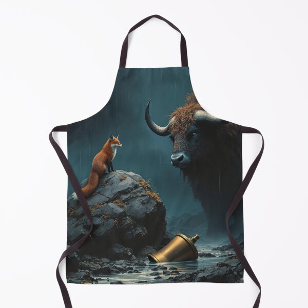 Item preview, Fox and Ox designed and sold by HabitableMoons.