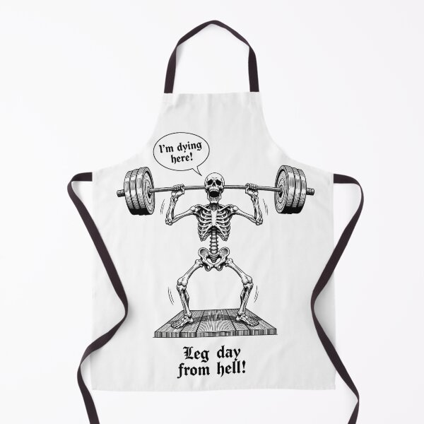 Item preview, Skeleton doing muscle training:Leg day from hell! black ver. designed and sold by FortuneWildCat.