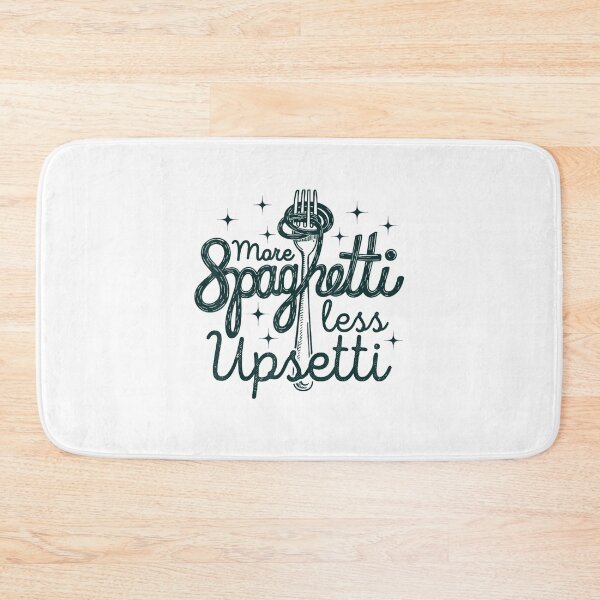 Item preview, More Spaghetti Less Upsetti Funny Meme designed and sold by DreamyNature.