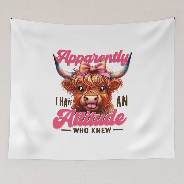 Item preview, Majestic Highland Cow Art | Rustic Scottish Highlander Design designed and sold by Colorful-Garden.