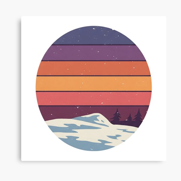 Item preview, Snowy Sunset designed and sold by Tw1nsAIArt.