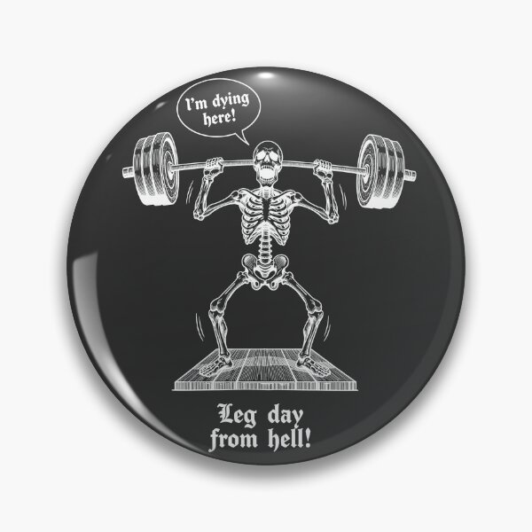 Item preview, Skeleton doing muscle training:Leg day from hell! white ver. designed and sold by FortuneWildCat.