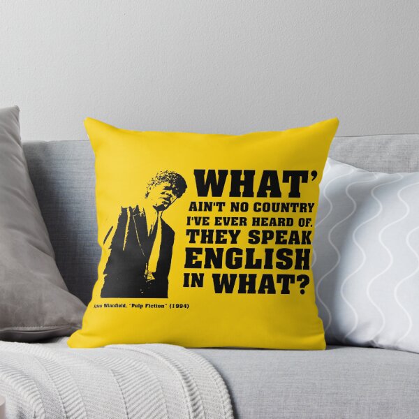 Item preview, Pulp Fiction Movie quotes: “they speak English in What?” designed and sold by Hostilius.