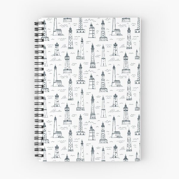 Item preview, Doodle style Breton lighthouses designed and sold by 1enchik.