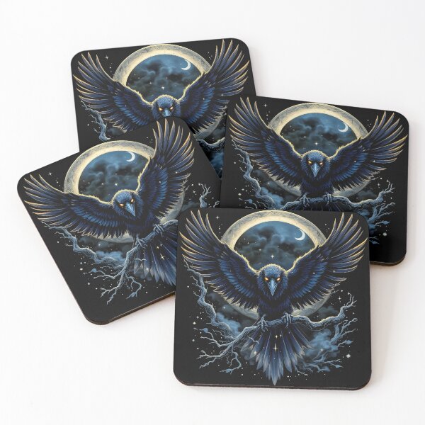 Item preview, Spirit Animal Raven – Mystery, Intelligence & Transformation designed and sold by Jollys-ArtShop.