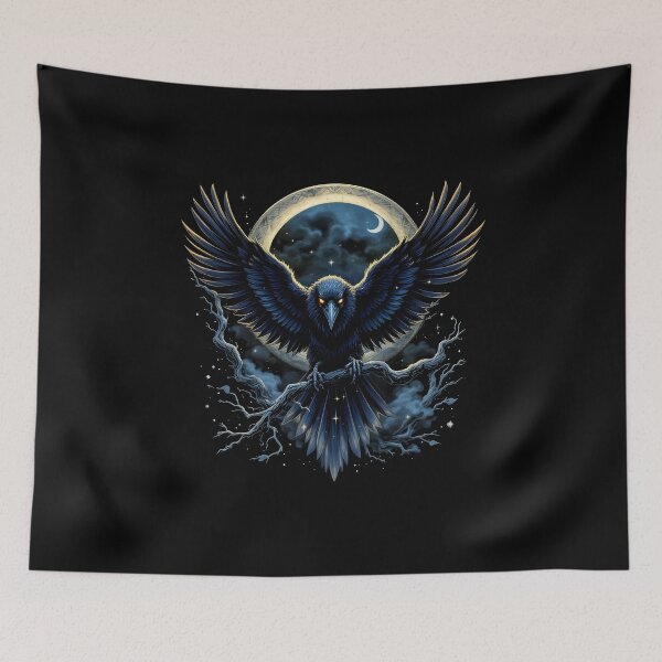 Item preview, Spirit Animal Raven – Mystery, Intelligence & Transformation designed and sold by Jollys-ArtShop.