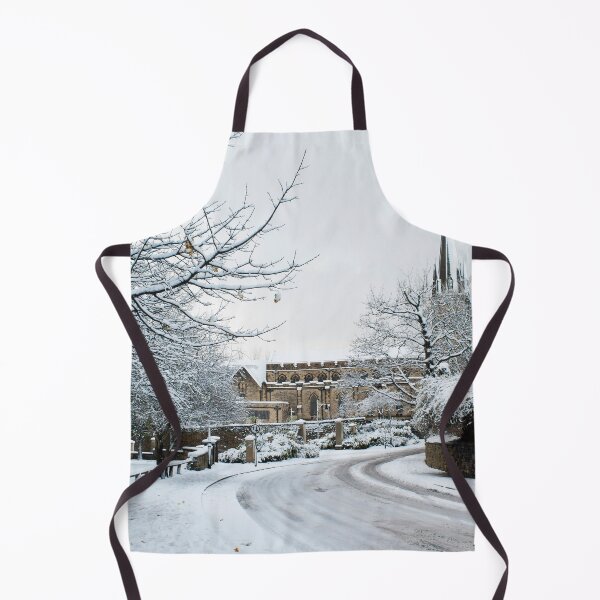 Item preview, Snow-Covered Village Street with Church at Jesmond designed and sold by David Patterson.