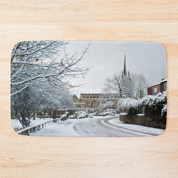 Item preview, Snow-Covered Village Street with Church at Jesmond designed and sold by David Patterson.