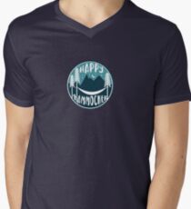 Happy Hammocker - Nature Night Blue Men's V-Neck T-Shirt