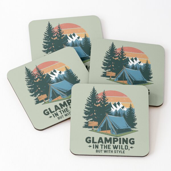 Item preview, Glamping is My Style designed and sold by WikaKowalczyk.