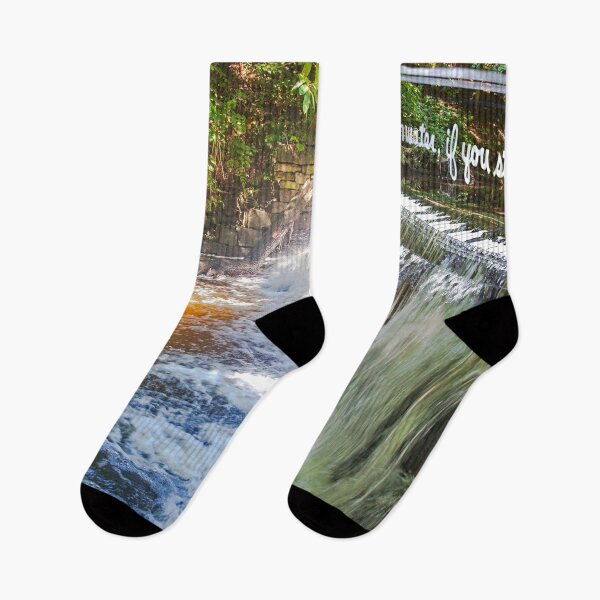Item preview, Inspirational Quote Overlays a Small Waterfall designed and sold by David Patterson.